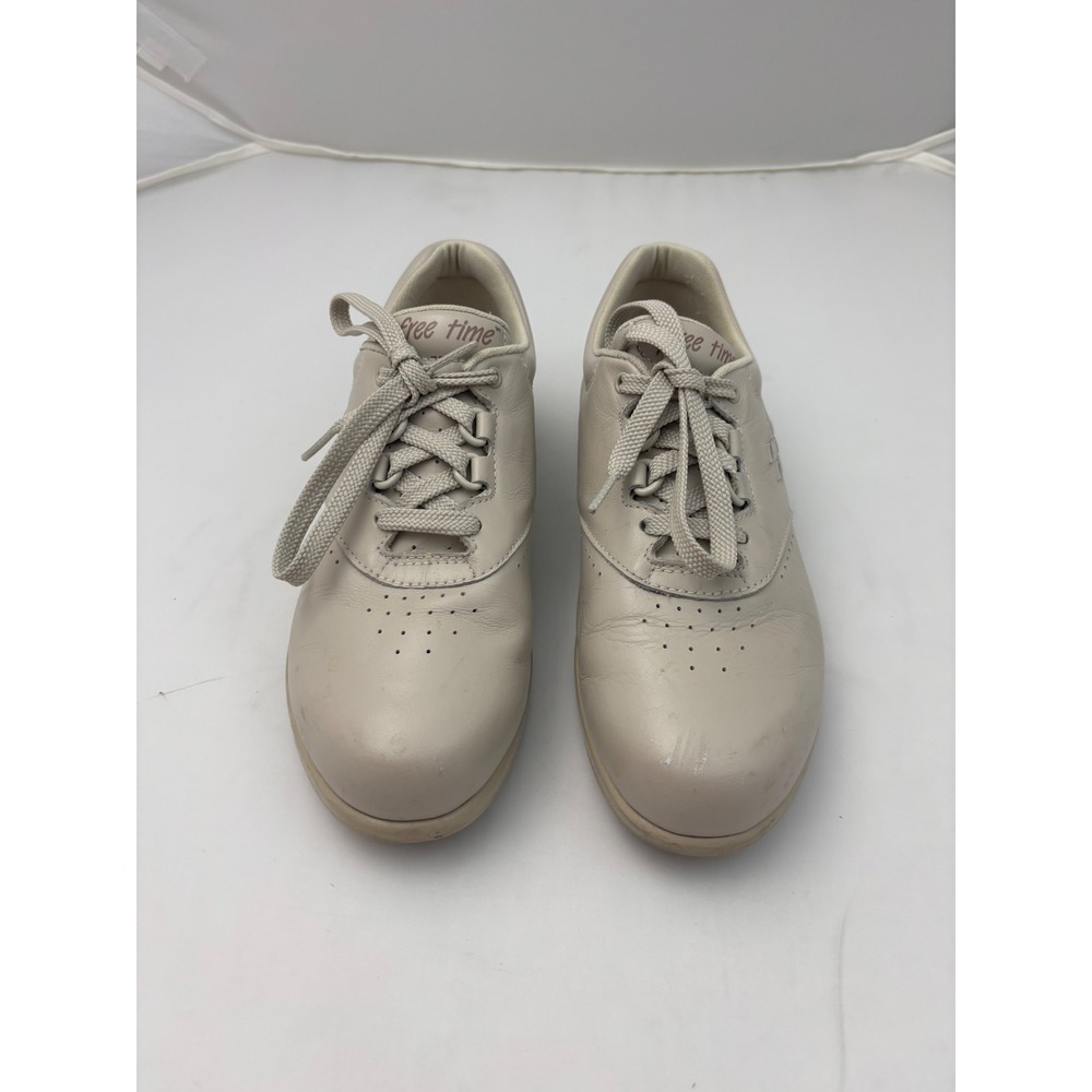 SAS Free Time Bone Leather Walking Shoes Comfort Sneakers Made in USA 6 M